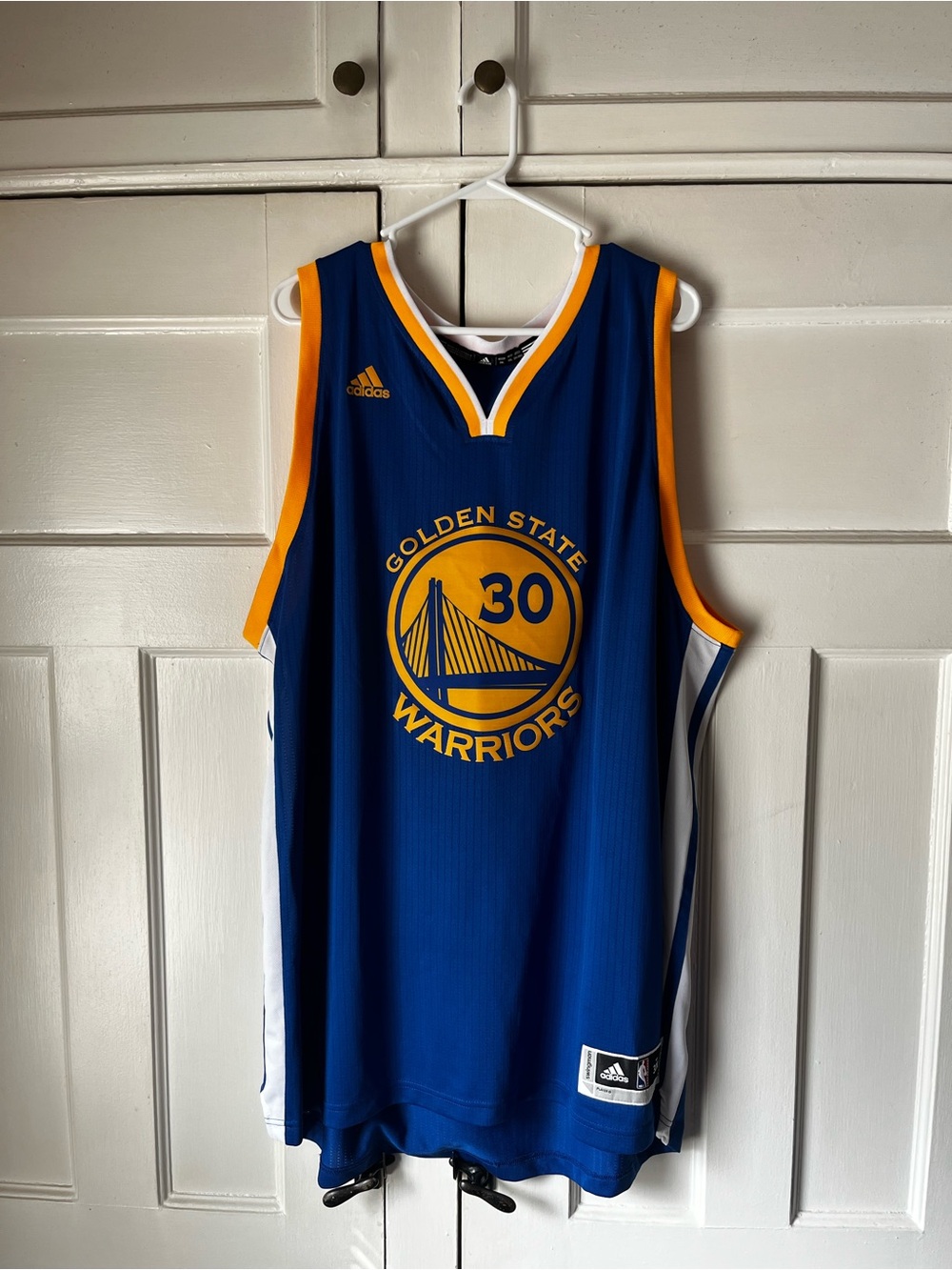 Adidas - Stephen Curry - Golden State Warriors Blue & Gold Jersey - Size 3XL